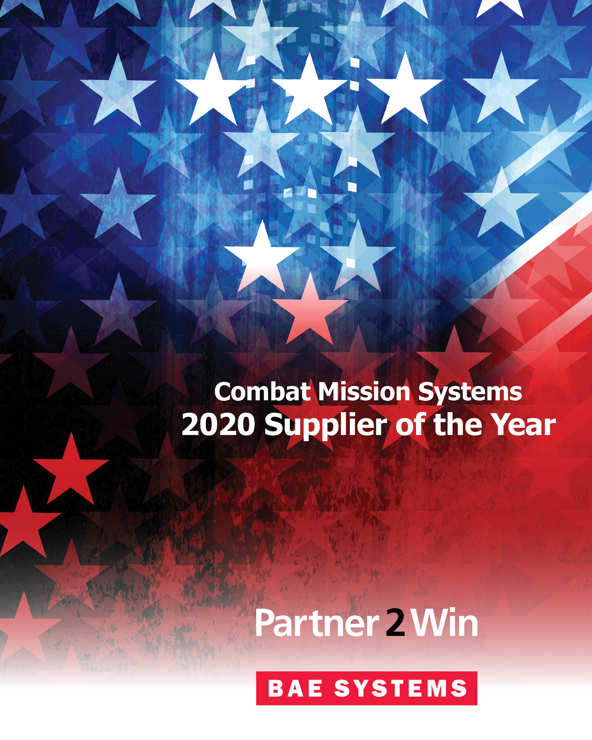 Image for BAE Systems Honors Rhinestahl AMG with a Supplier of the Year Award - baes_banner_2020 Award Winners_32x40_blank